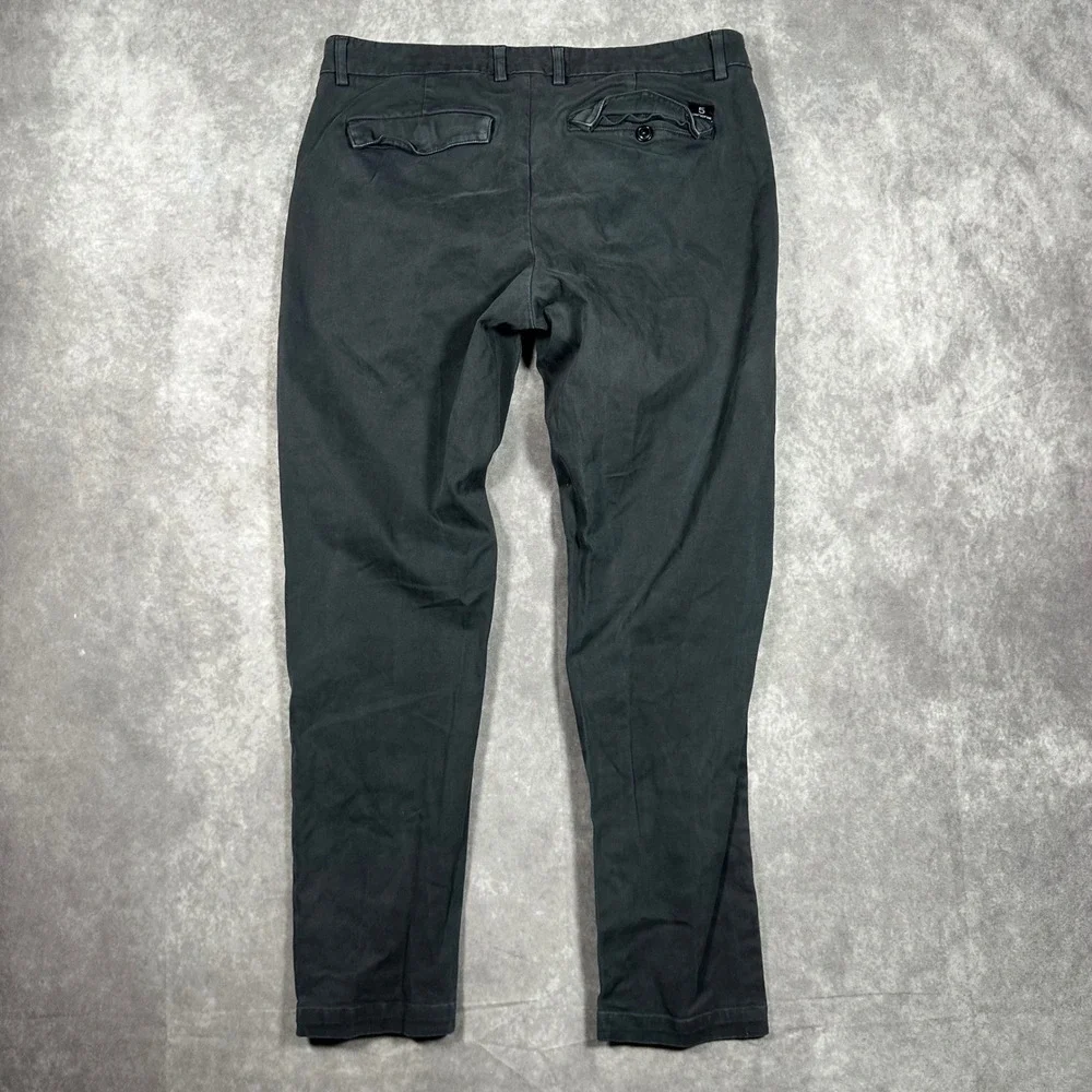 Department Five Mens Chino Pants Dark Grey Slim Fit Made in Italy Size 32 Luxury